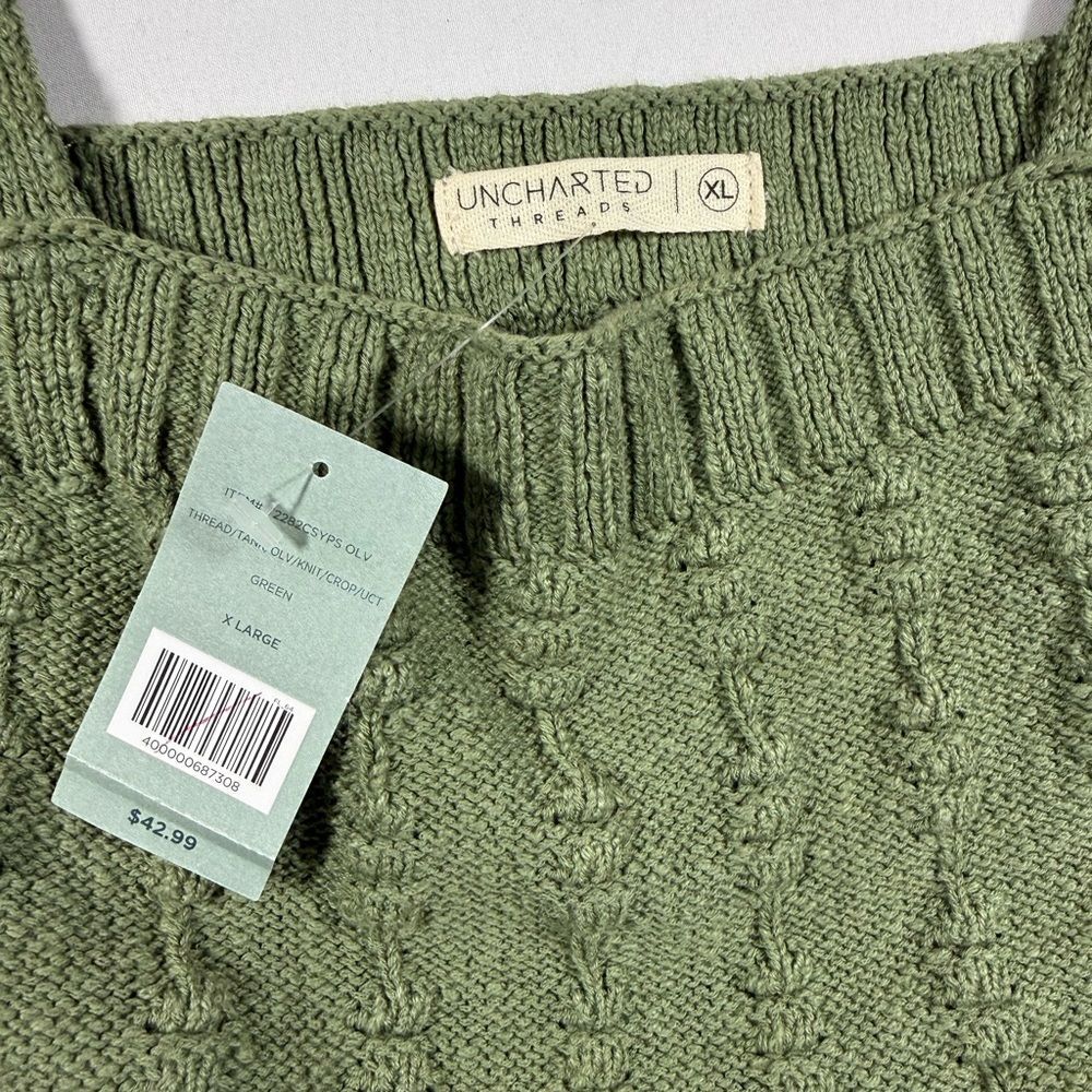 Women's Olive Green Knit Camisole NWT Size XL - Picture 2 of 5